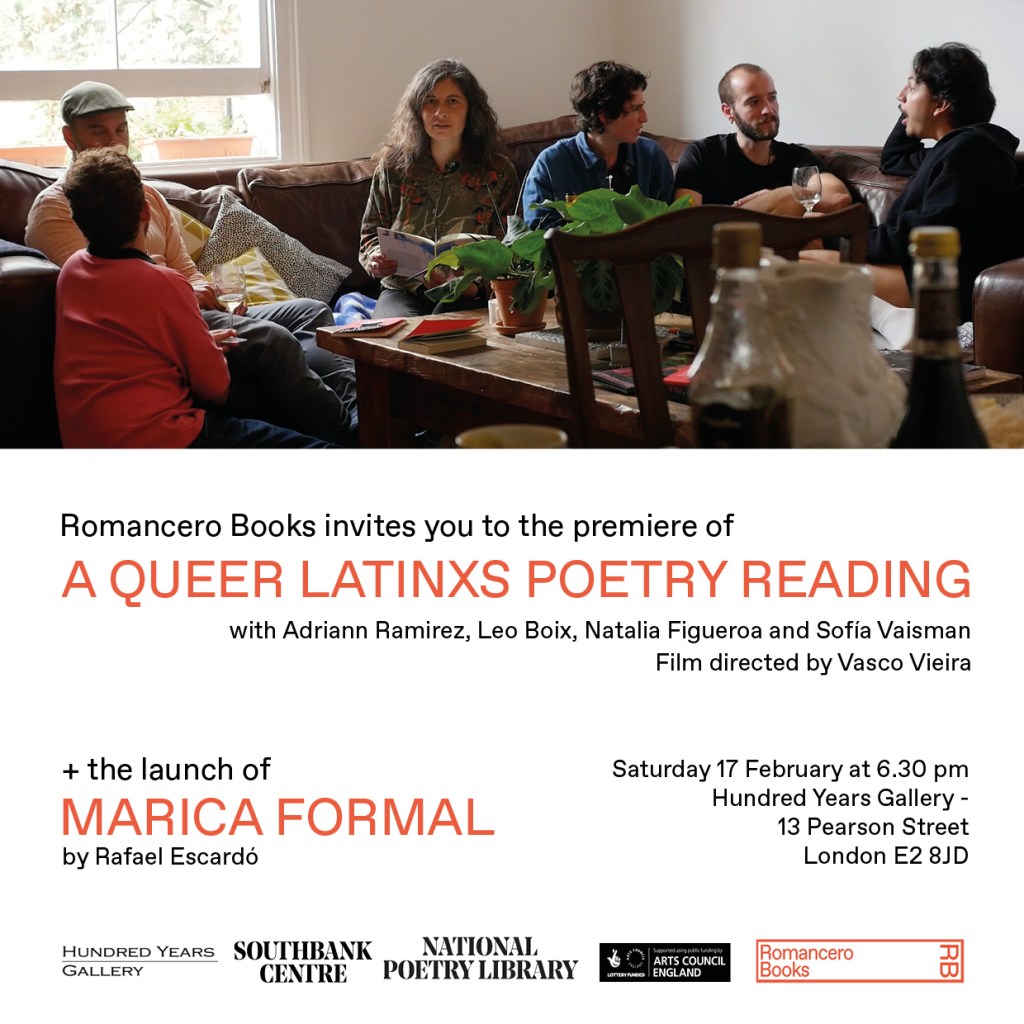 A Queer Latinxs Poetry Reading + Marica&nbsp;Formal